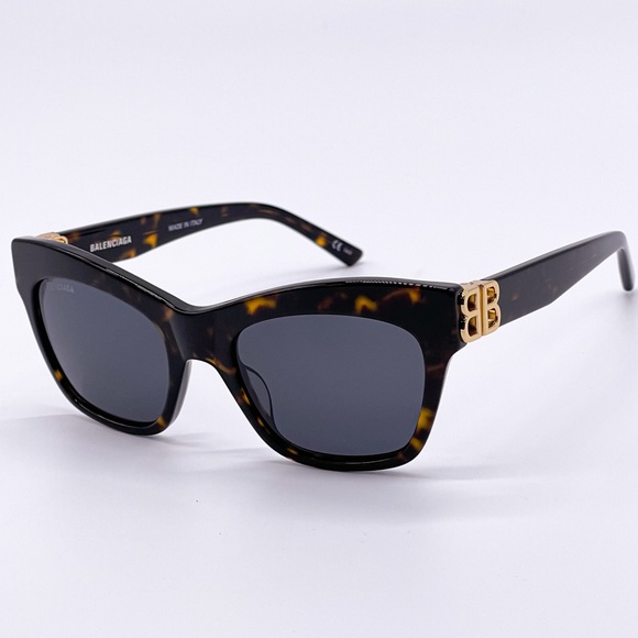 NEW BALENCIAGA BB0132S 002 CAT EYE WOMEN’S SUNGLASSES BALENCIAGA - Picture 7 of 13